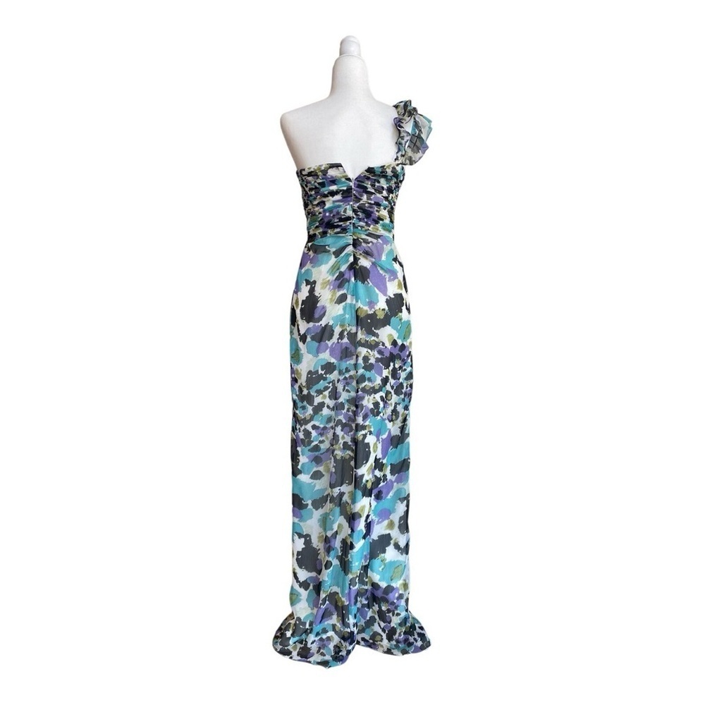 MAX AND CLEO Elegant One-Shoulder Maxi Dress - Multicolor Small 6 - Picture 2 of 7
